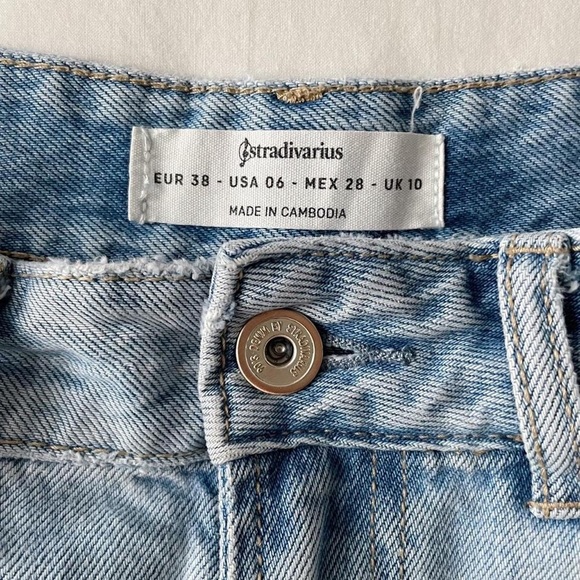 High Rise Denim Shorts - Picture 3 of 5